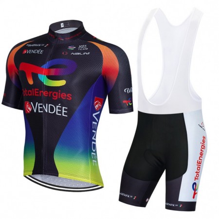 Set Kurzarmtrikot + Trägerhose 2021 Team TotalEnergies N002
